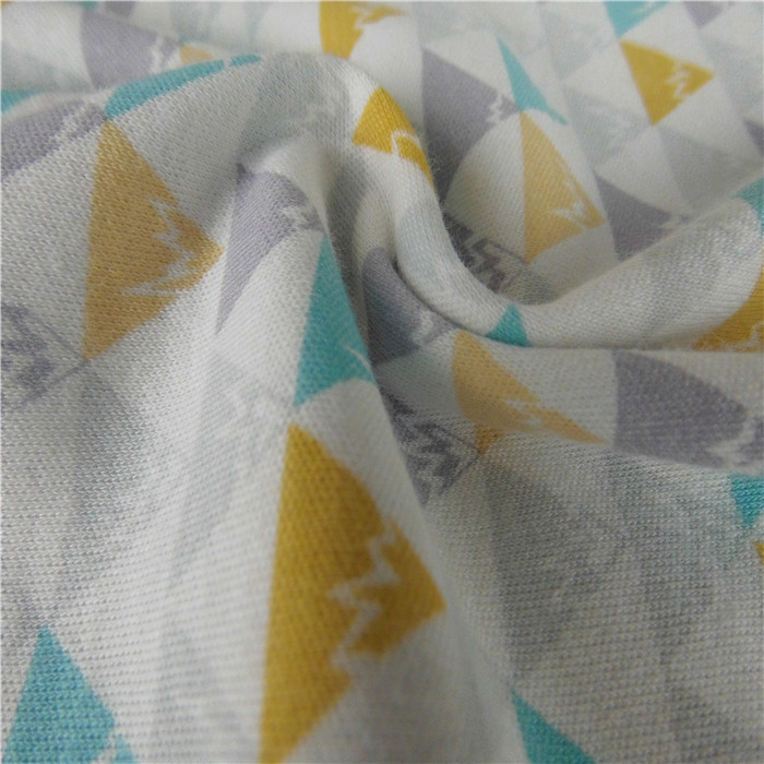 2017 GOTS Certified Organic cotton knitted 40s interlock fabric