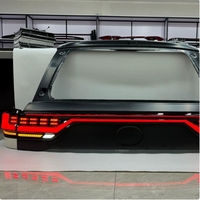 Nouveaux feux arrière LED transparents modifiés pour Land Cruiser LC200 2008-2021, feux arrière de type traversant améliorés LC300 2023