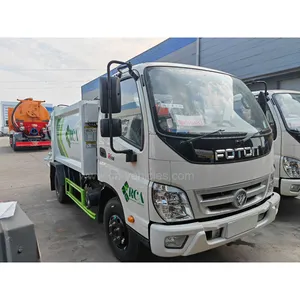 Foton 8m3 10m3 12m3 çöp gövdesi 10ton 12ton actor ktör çöp kamyonları