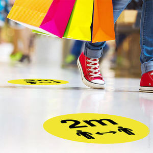 สติ๊กเกอร์ไวนิลติดพื้น ทนทาน ขนาดและลวดลายตามสั่ง ป้องกันรังสียูวี เป็นมิตรกับสิ่งแวดล้อม ป้องกันการสึกหรอ ทนต่อรอยขีดข่วน เหมาะสำหรับตกแต่งพื้นที่ในห้างสรรพสินค้า สำนักงาน ร้านค้า - Product Image 3