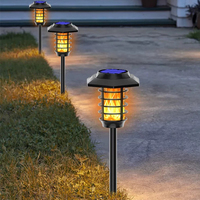 Lampe de jardin OEM étanche IP65 scintillement dansant faux feu flamme torches lampe extérieure LED solaire étincelle flamme jardin veilleuse