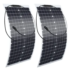 卸売200W太陽光発電フレキシブルソーラーパネルETFE薄いフィルム100W 210W 310W 410W 525Wソーラーパネル利用可能