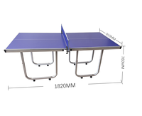 Tables de ping-pong pliables pour enfants en MDF pour la formation en salle