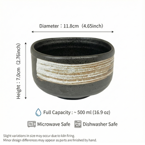 Accesorios para Té al por Mayor, Tazones de Cerámica Matcha Hechos a Mano con Diseño Rústico Moderno Auténtico de Yamaki Kiln, Vajilla Mino - Product Image 3