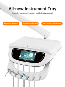 Sillón Dental Anya de Alta Calidad para Clínica Dental y <span class=keywords><strong>Hospital</strong></span>, Sillón Dental Eléctrico con Taburete para Asistente Dental - Product Image 5