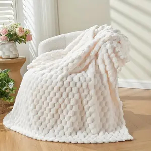 Fleece Überwurfdecke für Couchbett 3D Schildkröte Jacquard-Dekoradecken gemütliche weiche leichte flauschige flanelldecke