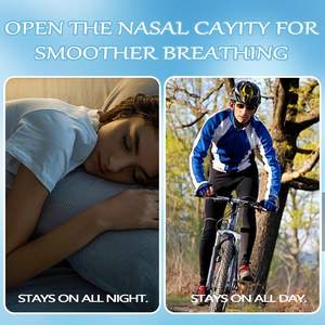 Tira Nasal Magnética (15 Pares, Negra), para 15 Días - Tira Nasal Magnética Anti Ronquidos, Aumenta el Oxígeno y Mejora el Sueño - Product Image 2