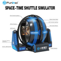 Simulador de Vuelo VR 9D FuninVR para Interiores con Pantalla de 50 Pulgadas y un Solo Asiento para Uso Comercial