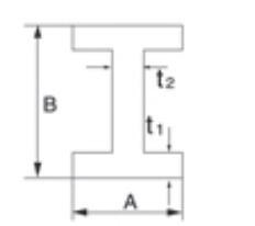 Fibra de vidrio estructural pultruida, plástico reforzado FRP pultured I/H beam - Product Image 5
