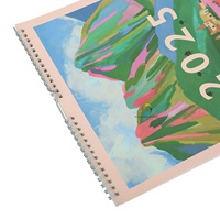 Calendrier mural en carton personnalisé pour la motivation quotidienne 2026/2027, peut être accroché, impression sur papier, papier d'art