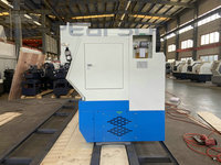 Torno CNC de Cama Plana para Metal, Sistema FANUC de 8 Estaciones, Modelos CK6136, CK6150, CK6180, Fabricado en China