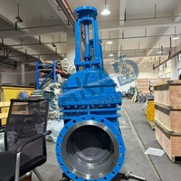 Válvula de Compuerta de Acero Inoxidable para Tuberías Industriales, Agua Ultrapura, Volante Manual, Patrón Oblicuo