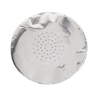 Nouvelles feuilles de papier d'aluminium perforées pré-coupées pour chicha, 50 pièces/paquet