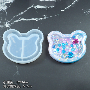 Stampi in Silicone per <span class=keywords><strong>Resina</strong></span> <span class=keywords><strong>Epossidica</strong></span> per Creazione di Ciondoli Fai-da-Te, Portachiavi e Decorazioni per Torte - Product Image 3