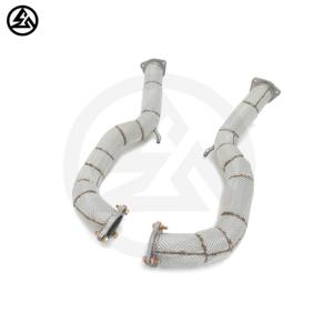 Tubería de Escape de Competición CSZ ODM para <span class=keywords><strong>Porsche</strong></span> 718 <span class=keywords><strong>Cayman</strong></span> GT4 RS 4.0L con Protector Térmico, Venta al por Mayor de Fábrica - Product Image 6