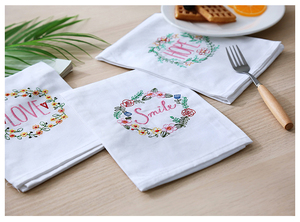 Restaurant-Tischservietten, Haushalts-Tischtücher, bestickte Handtücher, Papierservietten, dekorative Reinigungstücher, Servietten - Product Image 6