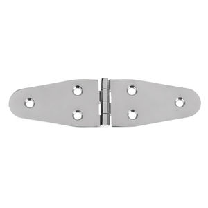 Charnière en acier inoxydable Isure 40x140x2mm pour remplacement et réparation de quincaillerie marine, bateaux et camping-cars - Product Image 1