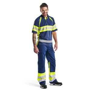 BLAKLADER - 156418118933D96 Pantalón Hi-Vis Azul marino/Amarillo-EAN 7330509401521 ROPA DE TRABAJO DE LA HI-VIS - Product Image 3