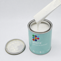 Peinture automobile métallisée NVGTR White Crystal Pearlescent 1K, revêtement en spray haute brillance, correspondance des couleurs, peinture automobile de qualité supérieure, effet nacré