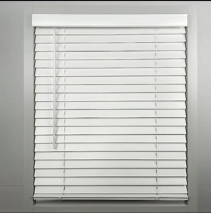 Stores <span class=keywords><strong>à</strong></span> lamelles pour fenêtre intérieure et extérieure naturels Rideaux de protection solaire intégrés pour le salon - Product Image 2