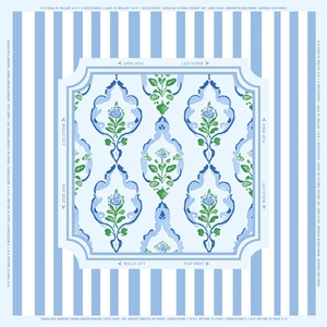 Tapete de Mahjong Coastal Crab de 33*33 Pulgadas, Cubierta Antideslizante para Mesa, Juegos de Mesa de Póker Americano y Dominó, Tema de Verano Océano Azul para Hombres - Product Image 6