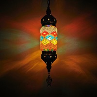 Lustre LED suspendu droit de petite taille, de style turc, pour restaurant, café, hôtel, gîte, bar, décoration romantique et originale