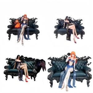ของตกแต่งบ้านสไตล์ญี่ปุ่นสุดหรู ฟิกเกอร์ PVC 1 ตัว นามิ โบอา แฮนค็อก แบบนั่งโซฟา สำหรับเด็กผู้หญิง ตกแต่งตู้โชว์บนโต๊ะ - Product Image 1