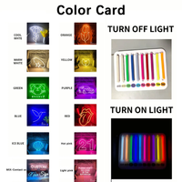 Lampu tanda Neon mawar kustom lampu akrilik untuk iklan dekorasi dinding lampu Strip LED untuk toko bunga rumah sakit kamar