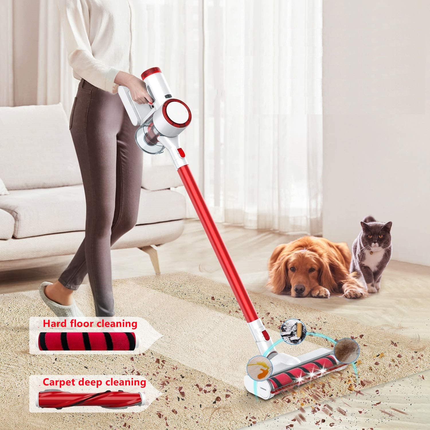 3 in 1 hand-held aspirateur sans sac cyclonique invictus wireless vertical electric vacuum cleaners house electrical appliances