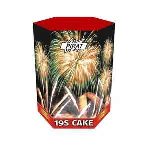 1.2inch 19 shots hot sale online import China CE approved professional CAKE fireworks