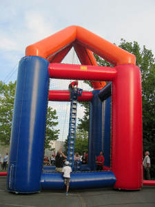 Juego de escalada de caja inflable enorme, tienda inflable para cajas apilables, castillo hinchable de torre de escalada a la venta - Product Image 2