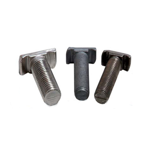 Boulon en T à tête <span class=keywords><strong>jambon</strong></span> haute résistance traité thermiquement Din 186 T pour luminaires Workholding - Product Image 3