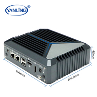 PC portable robuste Cele Ron 12ème génération Nano Computer 2 Ethernet 2com