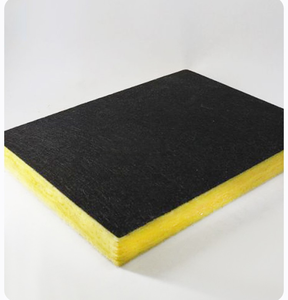 ISOKING Panneaux muraux en fibre <span class=keywords><strong>de</strong></span> <span class=keywords><strong>verre</strong></span> Prix Panneau en fibre <span class=keywords><strong>de</strong></span> <span class=keywords><strong>verre</strong></span> <span class=keywords><strong>rigide</strong></span> avec non-tissé noir - Product Image 3