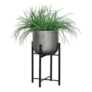 Supports noirs pour intérieur et extérieur 2024 Pots de fleurs en fer de qualité supérieure jardinières Pots de fleurs décoratifs pour la maison jardinières - Product Image 2