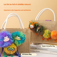 Sac bandoulière créatif en coton tissé fait main Apollo Rabbit – Kit de couture et de tissage DIY pour activités de vacances, dès 7 ans