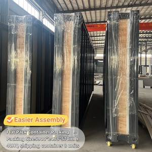 Phẳng gói container nhà dễ dàng nhanh chóng lắp ráp mô-đun bền sẵn sàng để sử dụng văn phòng xây dựng căn hộ không thấm nước chống động đất - Product Image 6