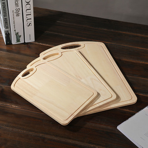 Planche à découper en bois de style japonais, rectangulaire, avec poignée, pour usage en cuisine, 20x30, 24x34, 30x40 cm - Product Image 1