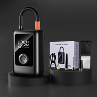 Gonfleur de pneu de compresseur d'air de voiture portable avec manomètre numérique Gonflage rapide Matériau ABS pour voitures-Vente en gros OEM