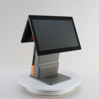 Terminal de point de vente CITAQ D115.6 pouces à double écran tactile avec système d'exploitation Android/Linux/Windows 4 Go + 64 Go Garantie de 3 ans