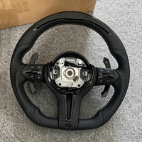 Volant sport en cuir LED pour BMW M3 M4 M5 M6 F07 F01 F10 F15 F30 F31 F32 F36 F20 F26 E92 F80 F90 E60 X6 E71 X5 E70