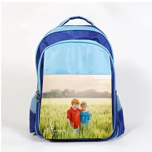 Sac à dos blanc pour enfants, bricolage, cadeaux personnalisés, Sublimation, blanc, école