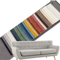 Vente directe d'usine de tissu chenille tissé, neuf, confortable et de poids moyen, adapté aux canapés