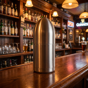 Stainless Steel Cocktail Shaker 7cm Diameter Modern <b>Bar</b> <b>Tool</b> Durable Design - Product Image 2