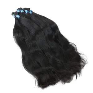 wholesale human braiding hair extensions in packs wet and wavy bulk