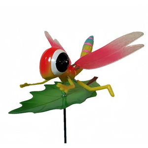 Ingrosso personalizzabile in plastica per libellula palo ornamento da giardino per bambini decorazione primaverile funzionale cortile fiore casa bordatura - Product Image 6