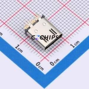 GT-USB-7035C USB Connector Through hole Component (THT) Connector Type-C USB 2.0 Female Through Hole - Product Image 1