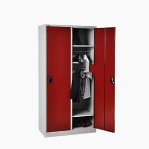 Henan supplier Low Price Custom made steel simple wardrobe designs Movable Odourless