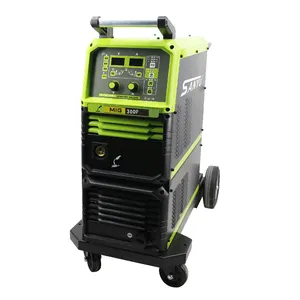 MIG 300P Multiple Function High Speed Double Pulse MIG Welder CO2 or Argon Gas Shield Welding Machine for Aluminum welding