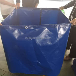 1000D Heavy Duty 750gsm 100% Polyester PVC Enduit Bâche Tissu Étanche Tente Extérieure pour <span class=keywords><strong>Remorque</strong></span> <span class=keywords><strong>Plate</strong></span> Couverture - Product Image 3